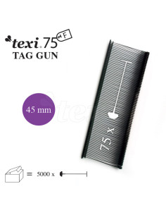 Set de 5000 agrafes pour pistolet Texi Fine - Noir