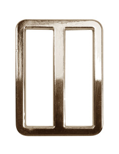 Boucle passant métal premium - Or clair 32 mm