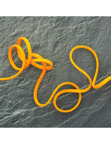 Cordelière plate anorak - Jaune orangé