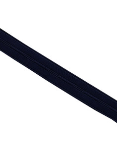Elastique à boutonnière nylon - Bleu marine