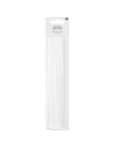Lot de 10 coupons de tissus spécial broderie - Blanc 2