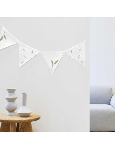 Lot de 10 coupons de tissus spécial broderie - Blanc