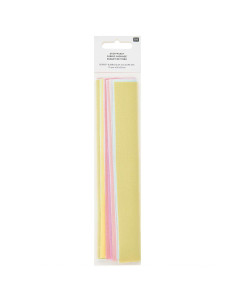 Lot de 10 coupons de tissus spécial broderie - Sorbet bubblegum 2