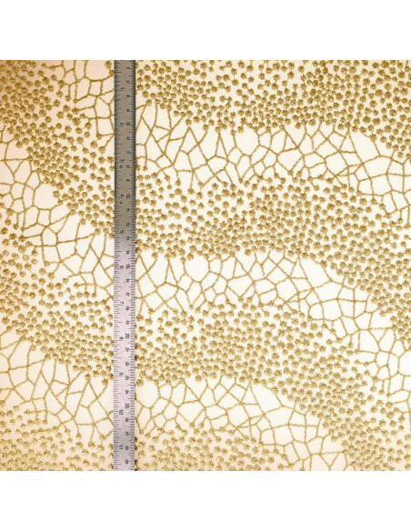 Tissu dentelle Mila - Beige