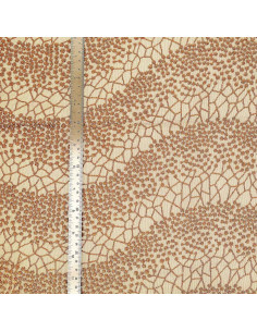 Tissu dentelle Mila - Chocolat 2