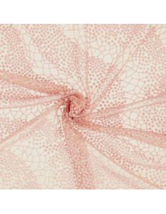 Tissu dentelle Mila - Rose foncé