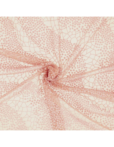 Tissu dentelle Mila - Rose foncé