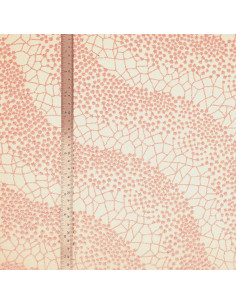 Tissu dentelle Mila - Rose foncé 2
