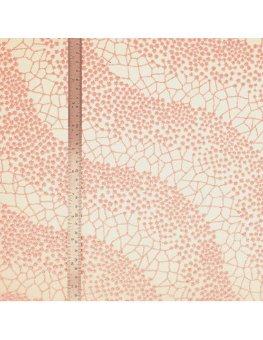 Tissu dentelle Mila - Rose foncé