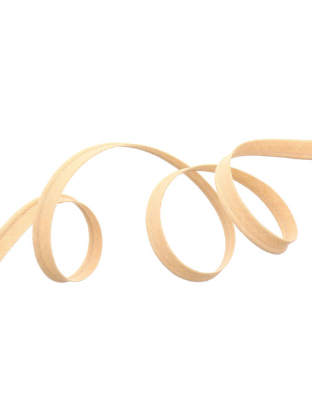 Passepoil tout textile 10 mm - Champagne