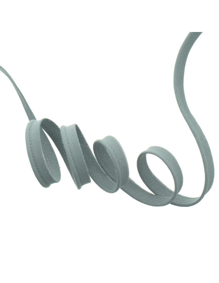 Passepoil tout textile 10 mm - Gris moyen
