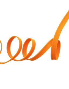 Passepoil tout textile 10 mm - Orange