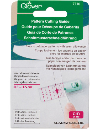 Guide pour découpe de gabarits Clover