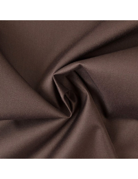 Tissu toile imperméable et ultra-résistant - Brun