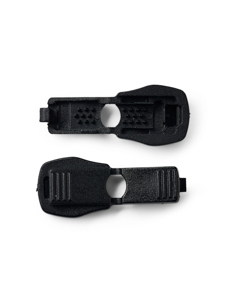 Lot de 2 embouts de cordon pliable - Noir