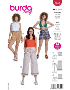 Patron de pantalon - Burda 5808