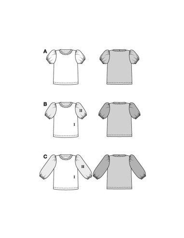 Patron de T-shirt - Burda 5809
