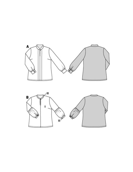 Patron de blouse - Burda 5839