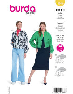 Patron de blouson - Burda 5846