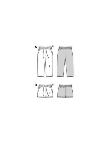Patron de pantalon - Burda 9228