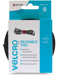 VELCRO® ONE-WRAP® Colliers serre câbles 10mm x 5M noir