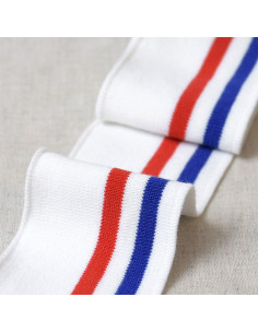 Bord-côte poignets et taille - Tricolore