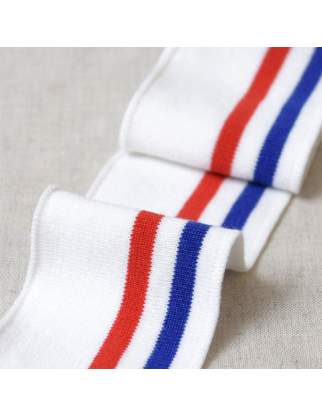 Bord-côte poignets et taille - Tricolore