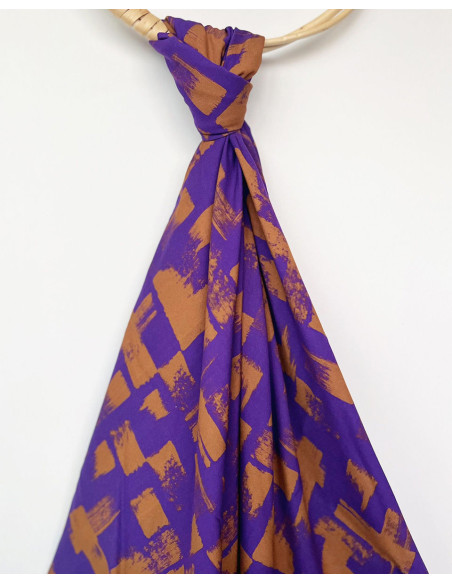 Tissu twill de viscose Purple rain - My Dress Made