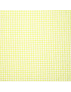 Tissu Seersucker à carreaux - Jaune 2