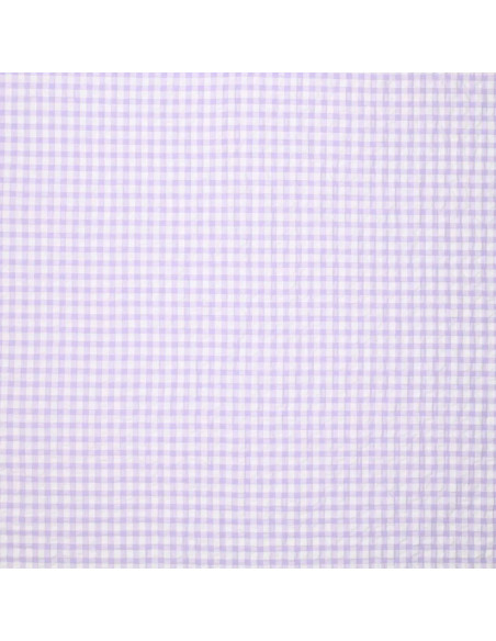 Tissu Seersucker à carreaux - Violet