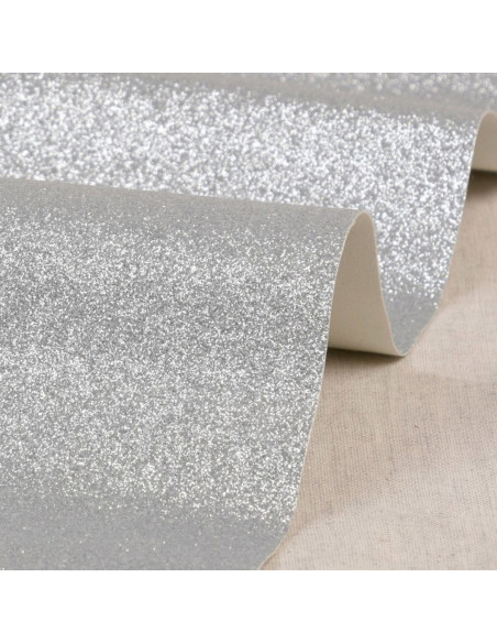 Coupon glitter 50 x 70 cm - Argent