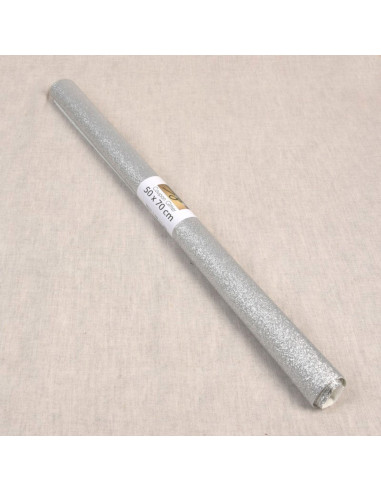 Coupon glitter 50 x 70 cm - Argent