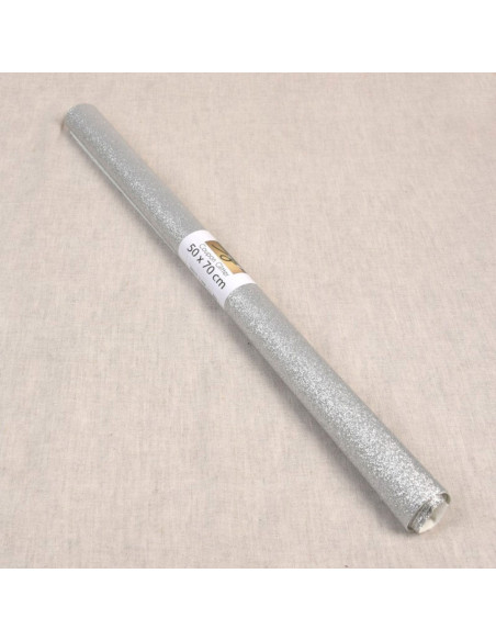 Coupon glitter 50 x 70 cm - Argent