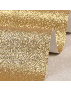 Coupon glitter 50 x 70 cm - Or clair