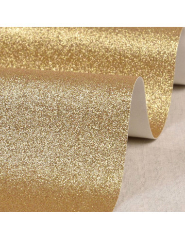 Coupon glitter 50 x 70 cm - Or clair