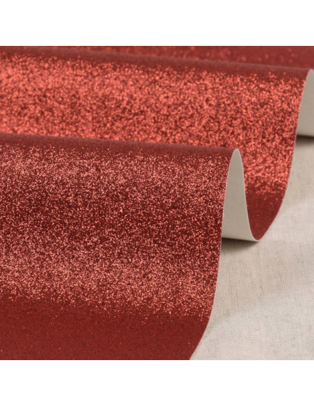 Coupon glitter 50 x 70 cm - Rouge