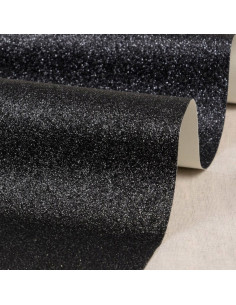 Coupon glitter 50 x 70 cm - Noir