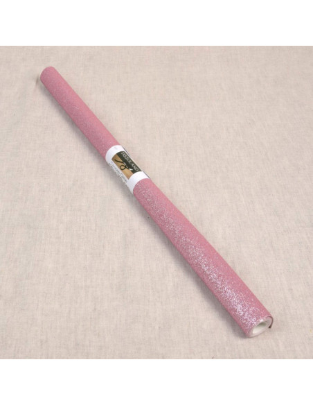 Coupon glitter 50 x 70 cm - Rose