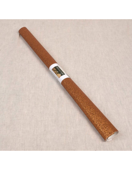 Coupon glitter 50 x 70 cm - Orange