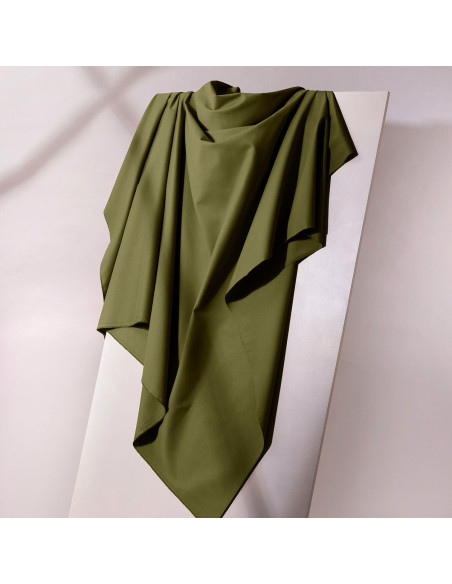 Tissu gabardine de coton light Ivy Green - Atelier Brunette