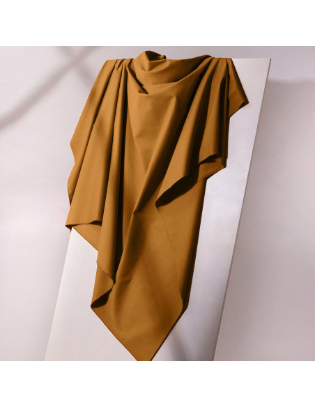 Tissu gabardine de coton light Ochre - Atelier Brunette