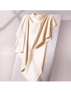 Tissu gabardine de coton light Off White - Atelier Brunette