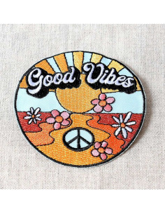 Écusson thermocollant Seventies - Good Vibes