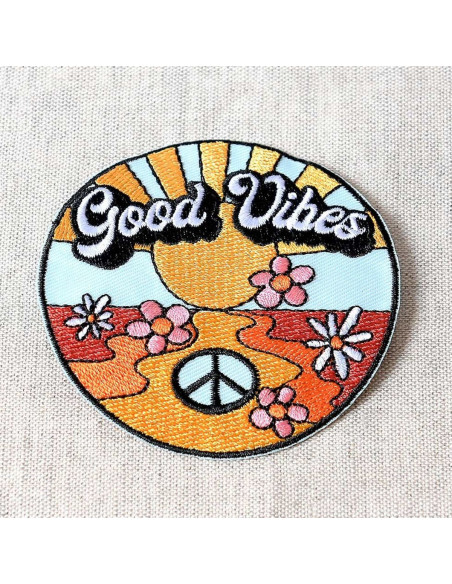 Écusson thermocollant Seventies - Good Vibes