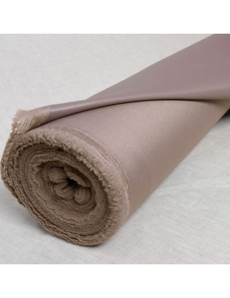 Tissu toile imperméable et ultra-résistant transat - Marron
