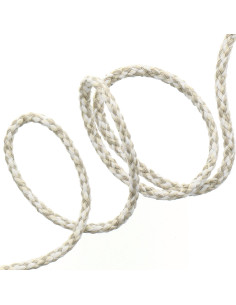 Cordon sweat fantaisie - Blanc, beige et écru