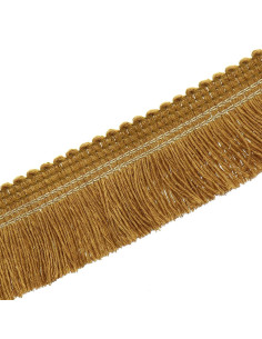 Frange surpiqûre or 30 mm - Ocre