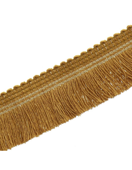 Frange surpiqûre or 30 mm - Ocre