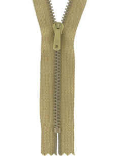 Fermeture éclair pantalon - Beige moyen