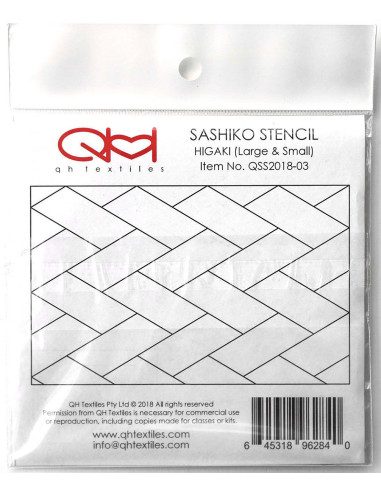 Set de 2 gabarits pour sashiko stencil - Higaki
